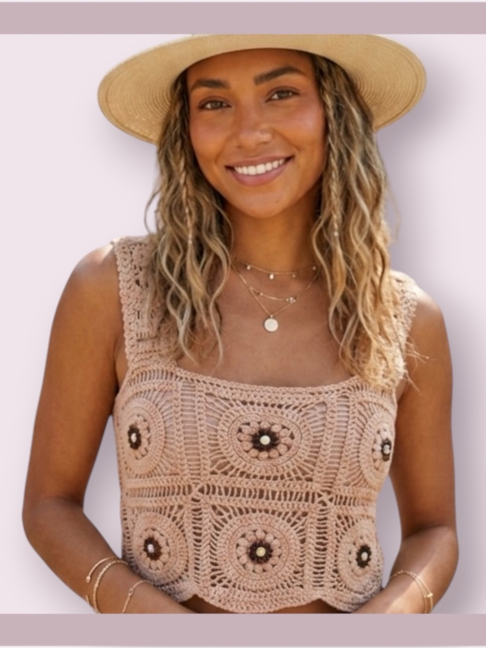 Julia by Love J Crochet Crop Festival Top